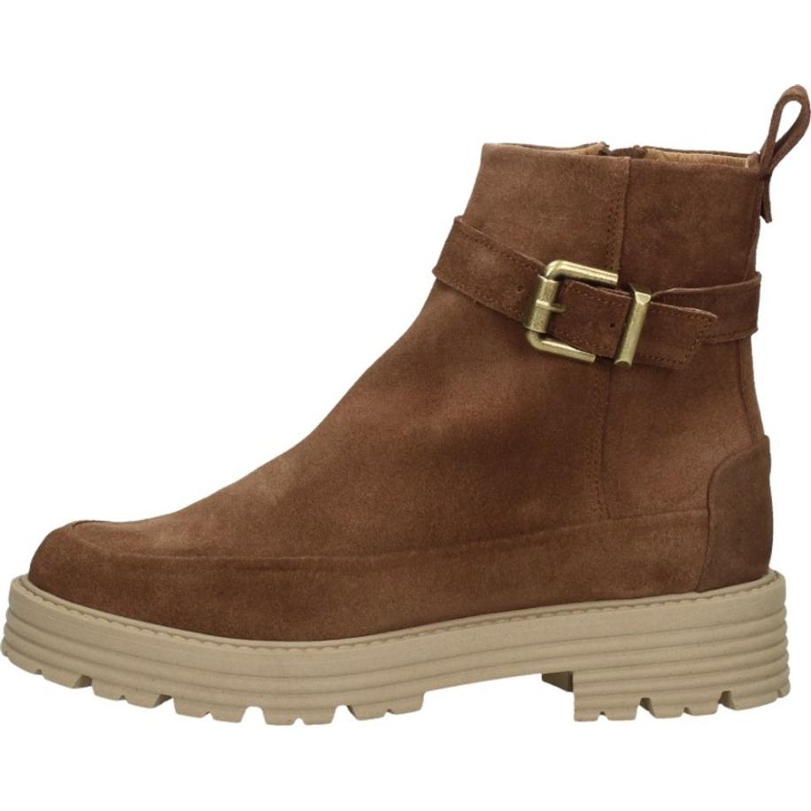 Aqa - Enkellaarsjes Plat Bruin