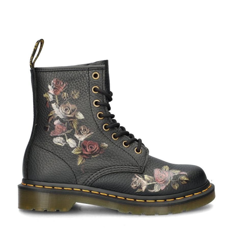 Dr. Martens Dr. Martens Veterlaarsjes 1460 taupe / groen / wijnrood / zwart -