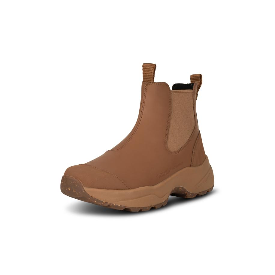Woden WODEN Chelsea boots Siri bruin -