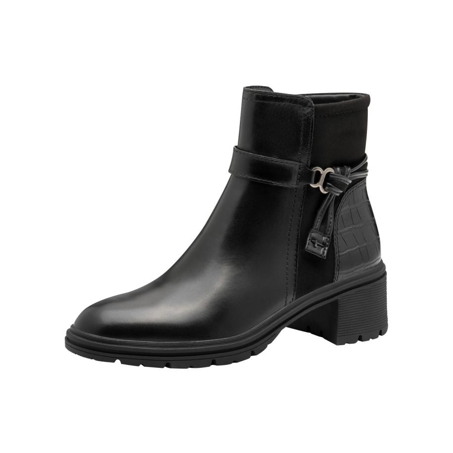 Tamaris Enkellaarsjes zwart Zwart