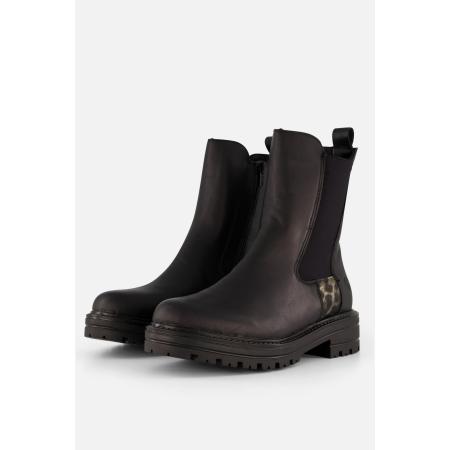 Remonte Chelsea boots zwart Leer