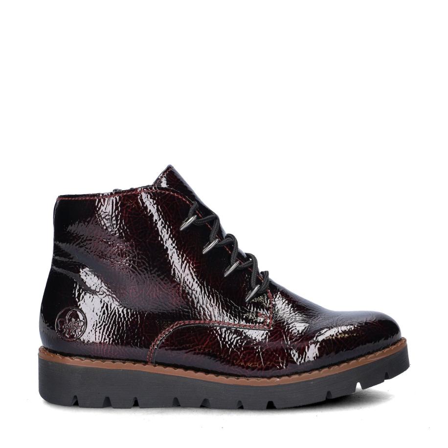 Rieker veterboots Rood 497311 Rood