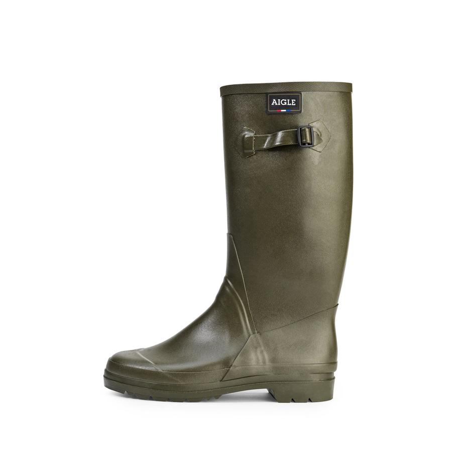 AIGLE Regenlaarzen Cessac Lady kaki Groen
