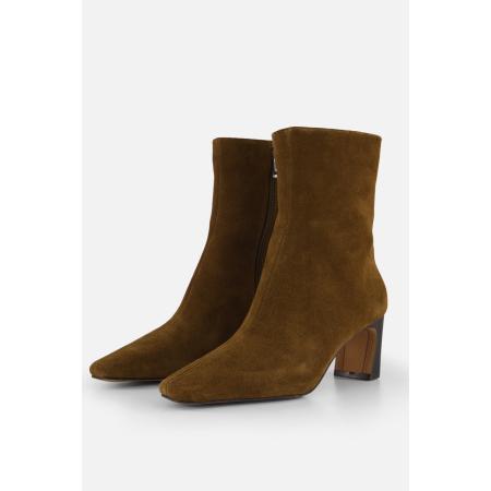 Linea Zeta Enkellaarsjes bruin Suede