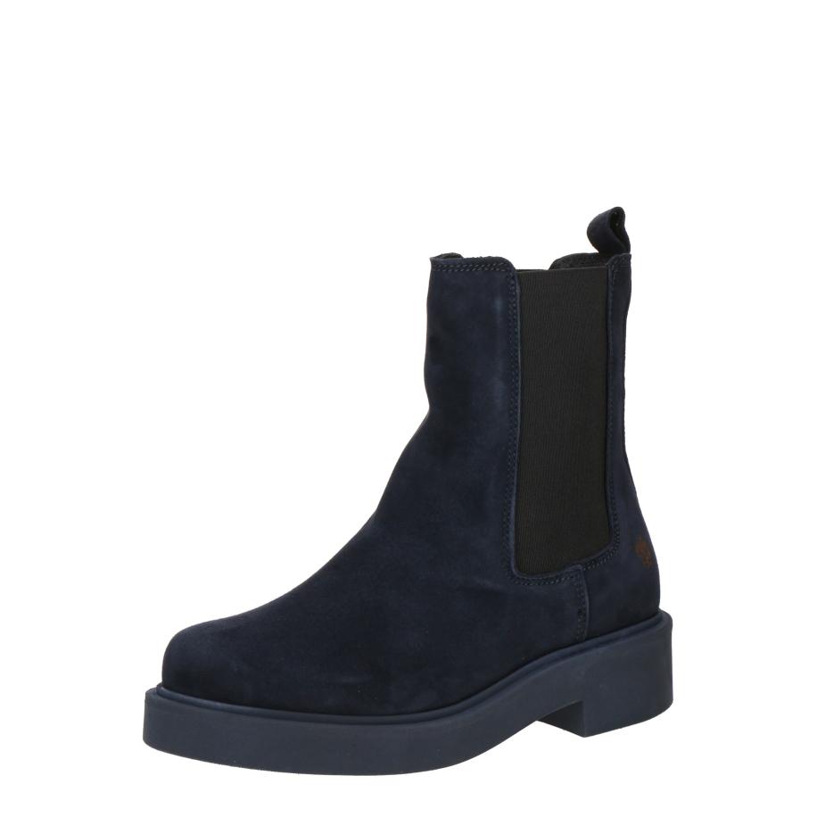 Apple Of Eden Apple of Eden Chelsea boots Calvia donkerblauw / roestbruin -