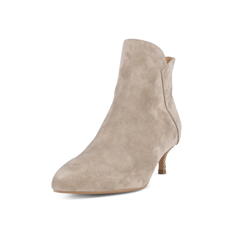 Woden WODEN Enkellaarsje Saga Zip S kaki -