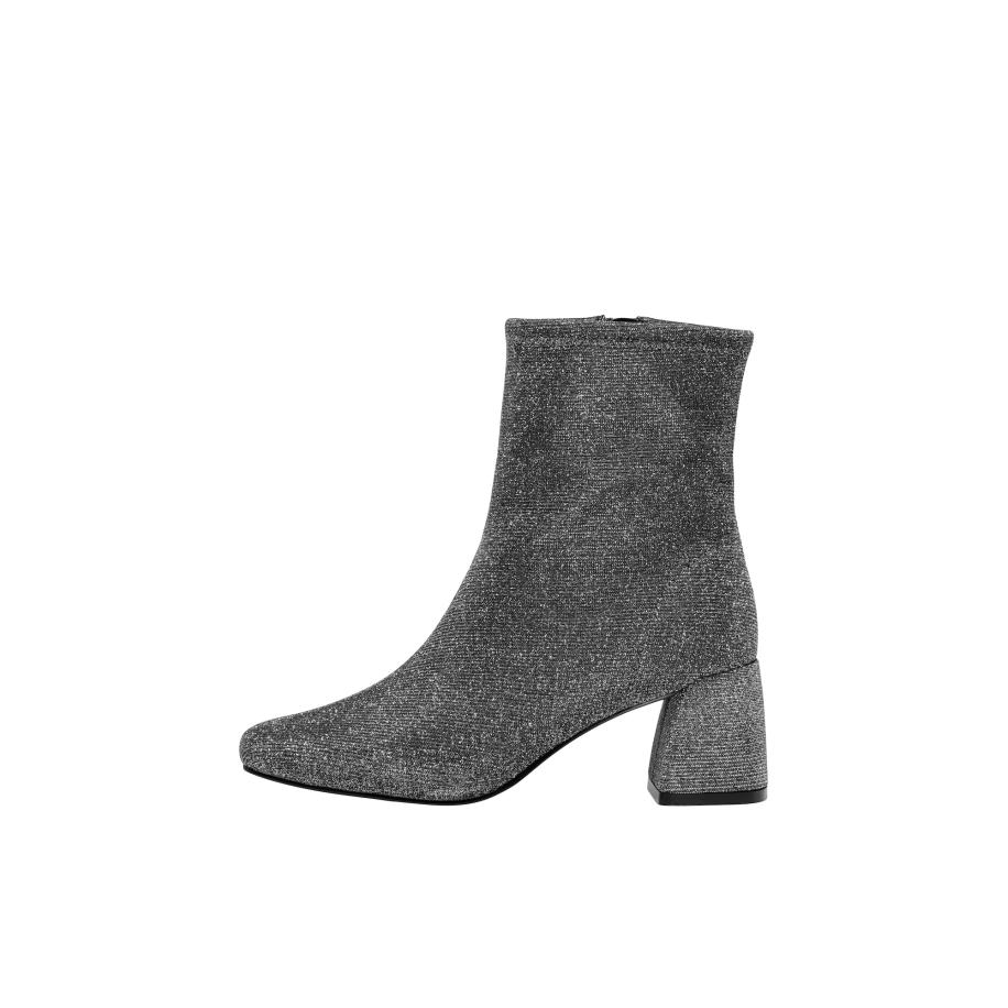 Only ONLY Enkellaarsjes donkergrijs -