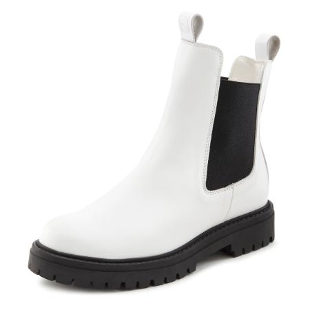 Elbsand Elbsand Chelsea boots zwart / wit