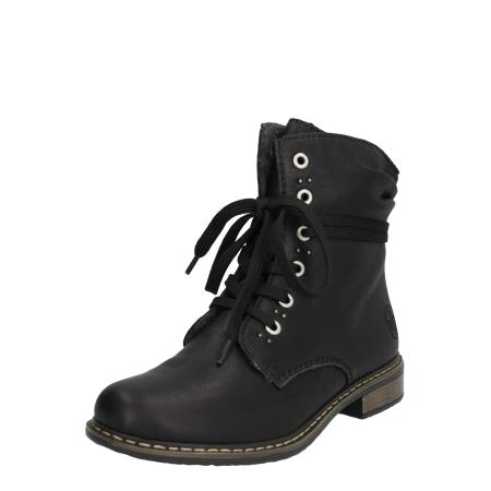 Rieker Rieker Veterlaarsjes zwart