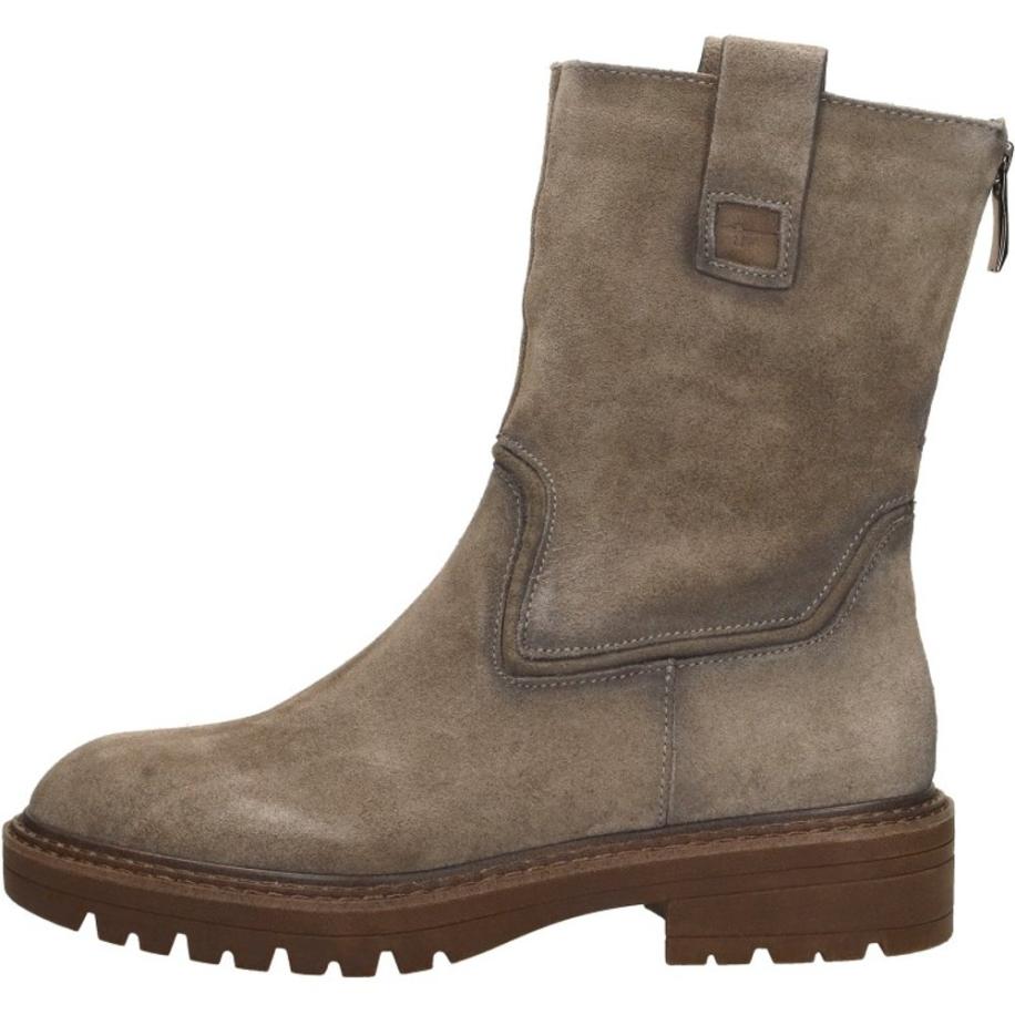 Tamaris - Enkellaarsjes Plat Bruin