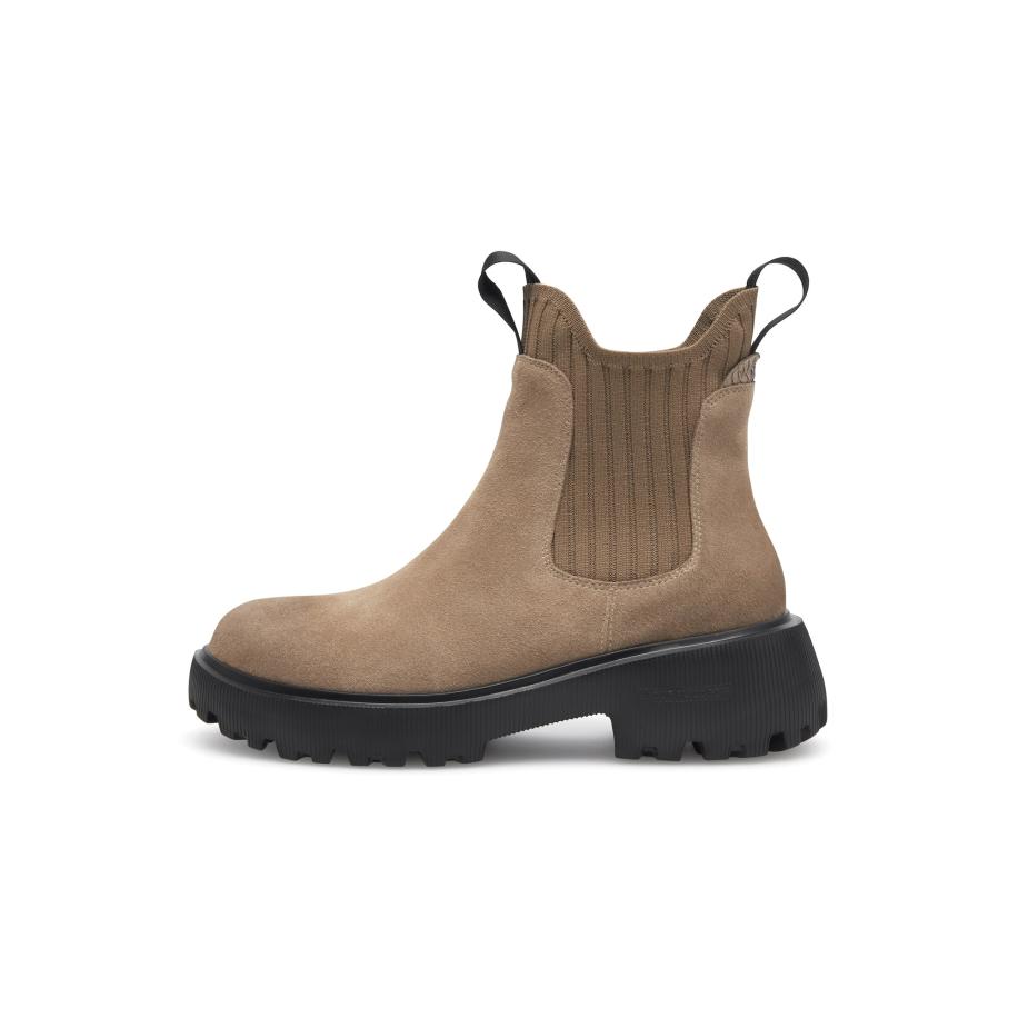 Woden WODEN Chelsea boots Isabella lichtbruin -