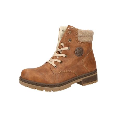 Rieker Rieker Veterlaarsjes beige gemêleerd / karamel / donkerbruin