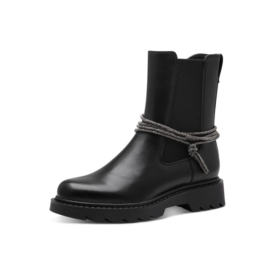 Tamaris Tamaris Chelsea boots zwart / zilver -