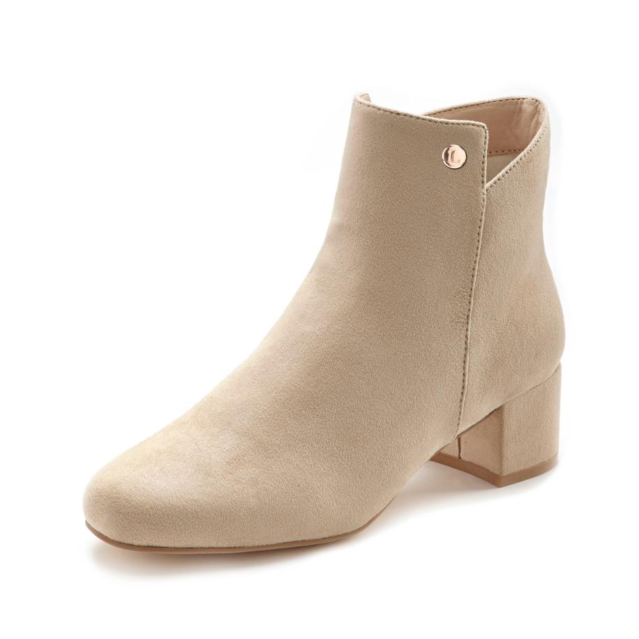 Lascana LASCANA Enkellaarsjes beige -