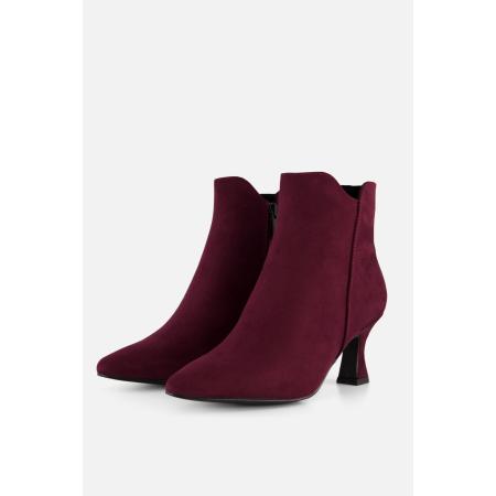 Marco Tozzi Enkellaarsjes rood Textiel