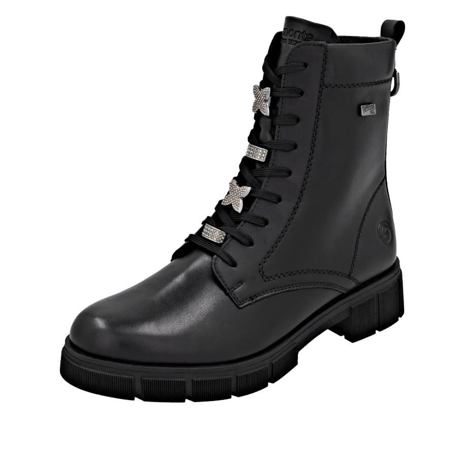 Remonte REMONTE Enkellaarsjes zwart -