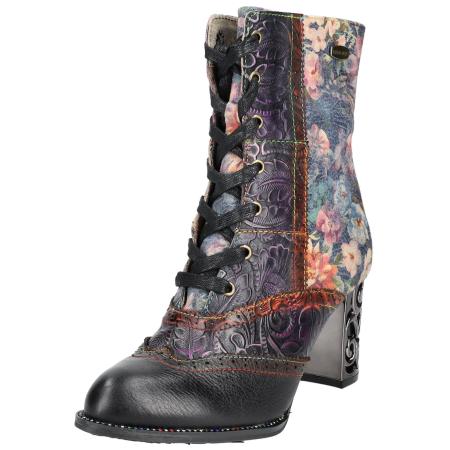 Laura Vita Laura Vita Veterlaarsjes violetblauw / gemengde kleuren