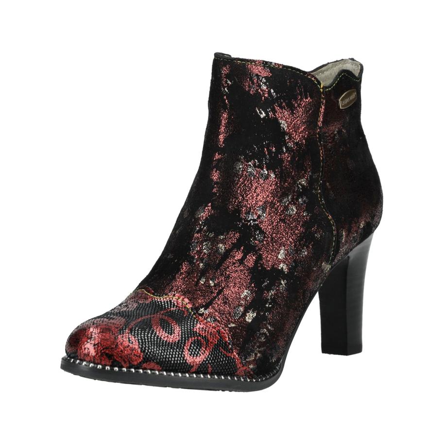 Laura Vita Laura Vita Enkellaarsjes rood / zwart -