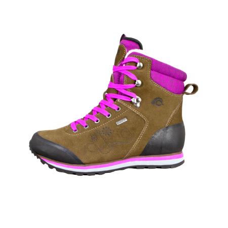 Guggen Mountain Snowboots bruin / neonlila / zwart