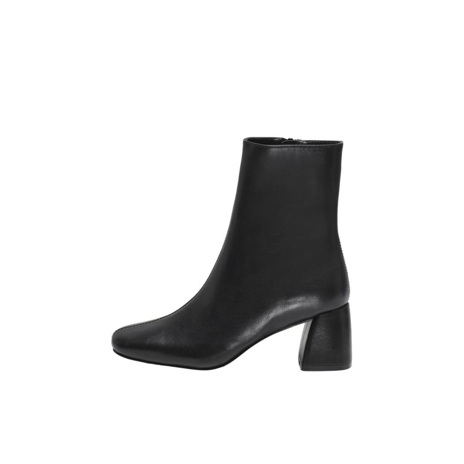 Only ONLY Enkellaarsjes zwart -