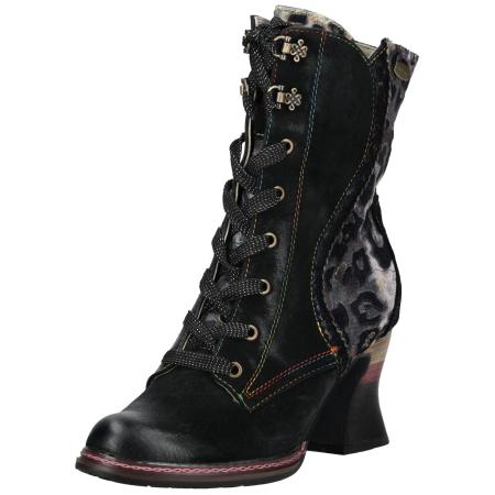 Laura Vita Laura Vita Veterlaarsjes gemengde kleuren / zwart