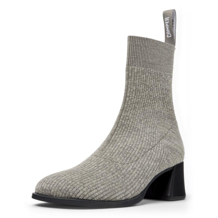 Camper CAMPER Enkellaarsje Kora grijs gemêleerd -