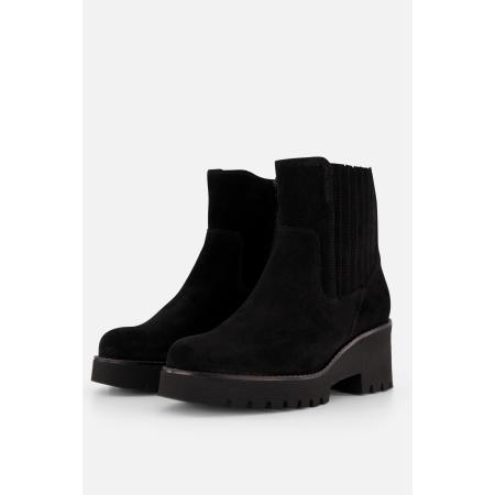 Gabor Chelsea boots zwart Suede