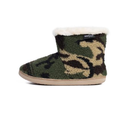 Minnetonka Minnetonka Boots Betty beige / groen / zwart