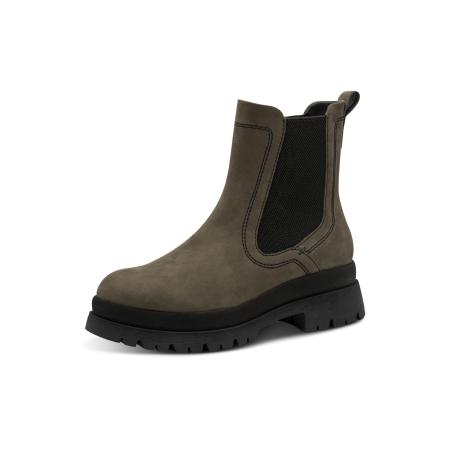 Tamaris Tamaris Chelsea boots olijfgroen / zwart