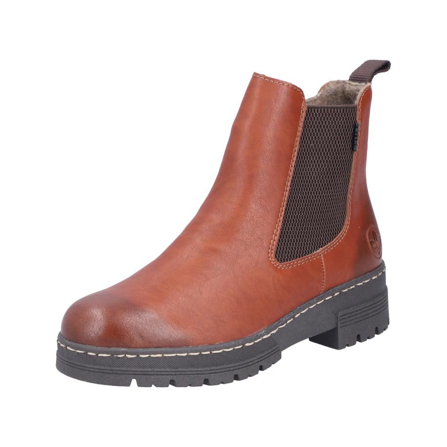 Rieker Rieker Chelsea boots roestbruin -