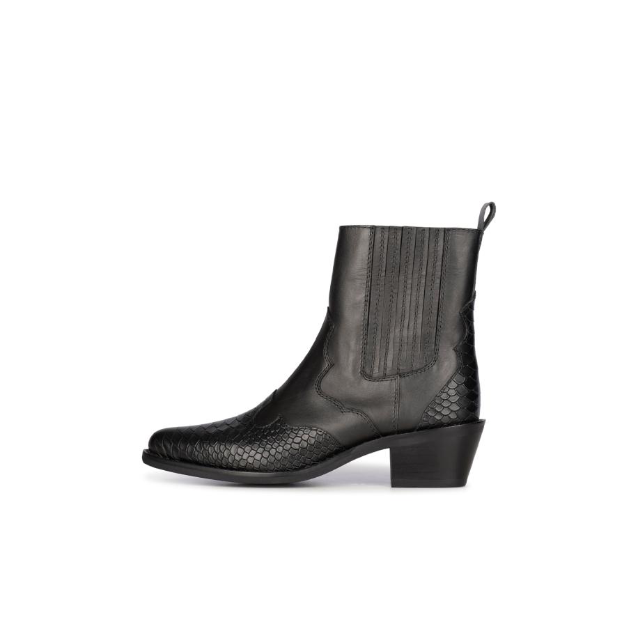 PS Poelman PS Poelman Enkellaarsjes zwart -