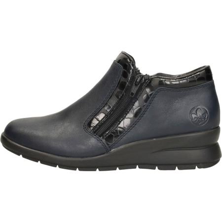 Rieker - Enkellaarsjes Plat