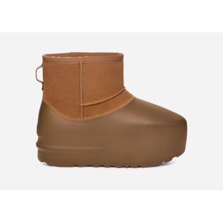 UGG® Classic Mini Pumped Molded-laars in Brown, Maat 40.5, Suede