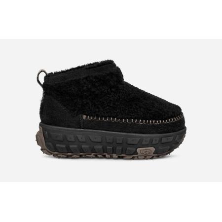 UGG® Venture Daze Ultra Mini Cozy-laars in Black, Maat 45.5, Shearling/Leder