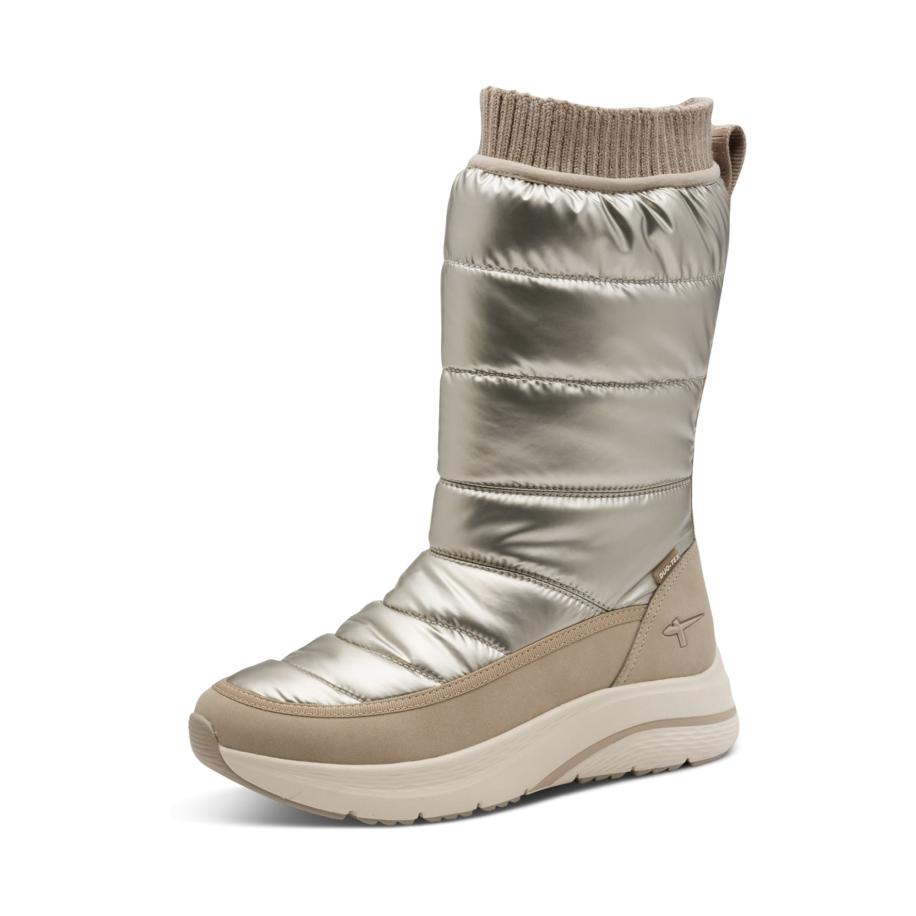 Tamaris Tamaris Snowboots champagne / zilver -