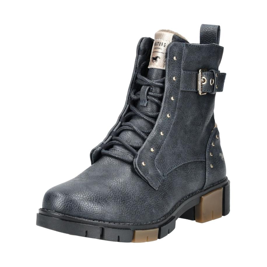 Mustang MUSTANG Veterlaarsjes navy / goud -