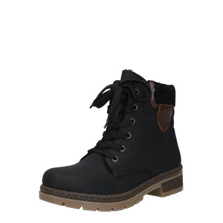 Rieker Rieker Veterlaarsjes karamel / zwart