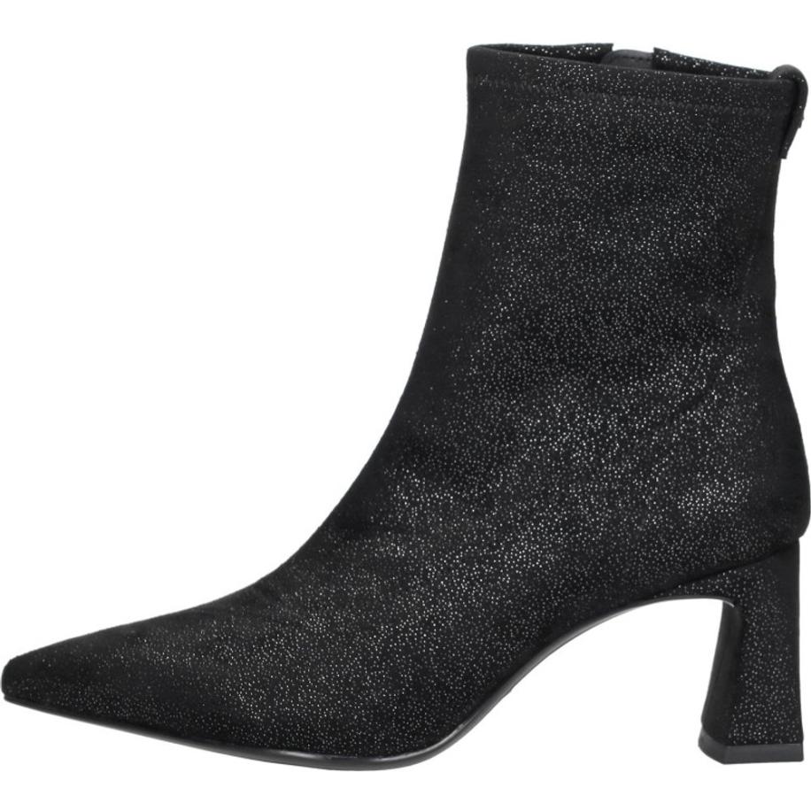 Tamaris - Enkellaarsjes Hak Zwart