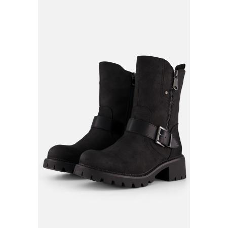 Supercracks Biker boots zwart Pu