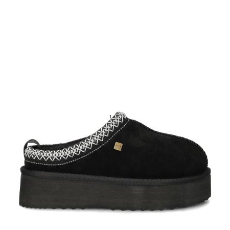 Nelson gevoerde boots Zwart 468412