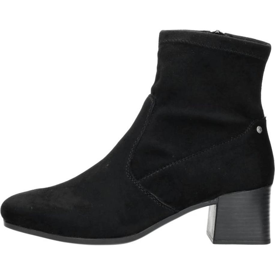 Rieker - Enkellaarsjes Hak Zwart