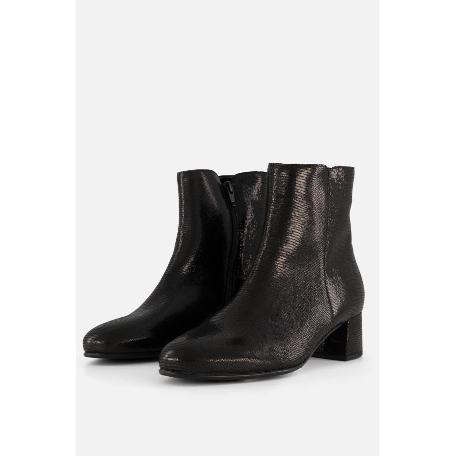 Gabor Enkellaarsjes zwart Synthetisch Zwart