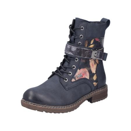Rieker Rieker Veterlaarsjes navy / kaki / lila / rosé