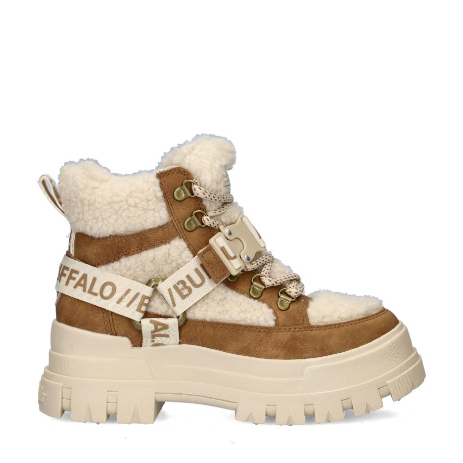 Buffalo Aspha Combat Mid Warm veterboots Bruin 445966 Bruin