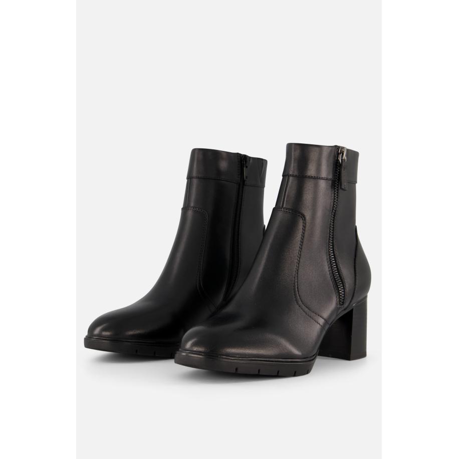 Feyn Enkellaarsjes zwart Leer Zwart