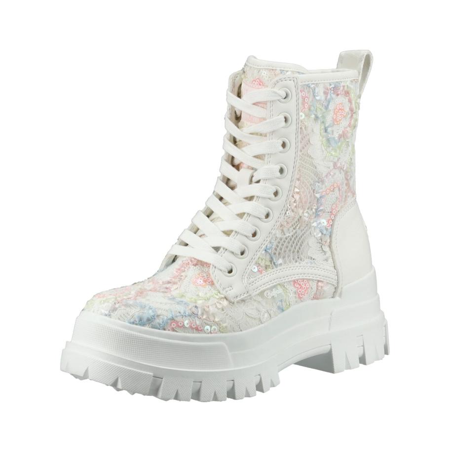 Buffalo BUFFALO Veterlaarsjes Aspha Rld lichtblauw / lichtgeel / rosa / wit -