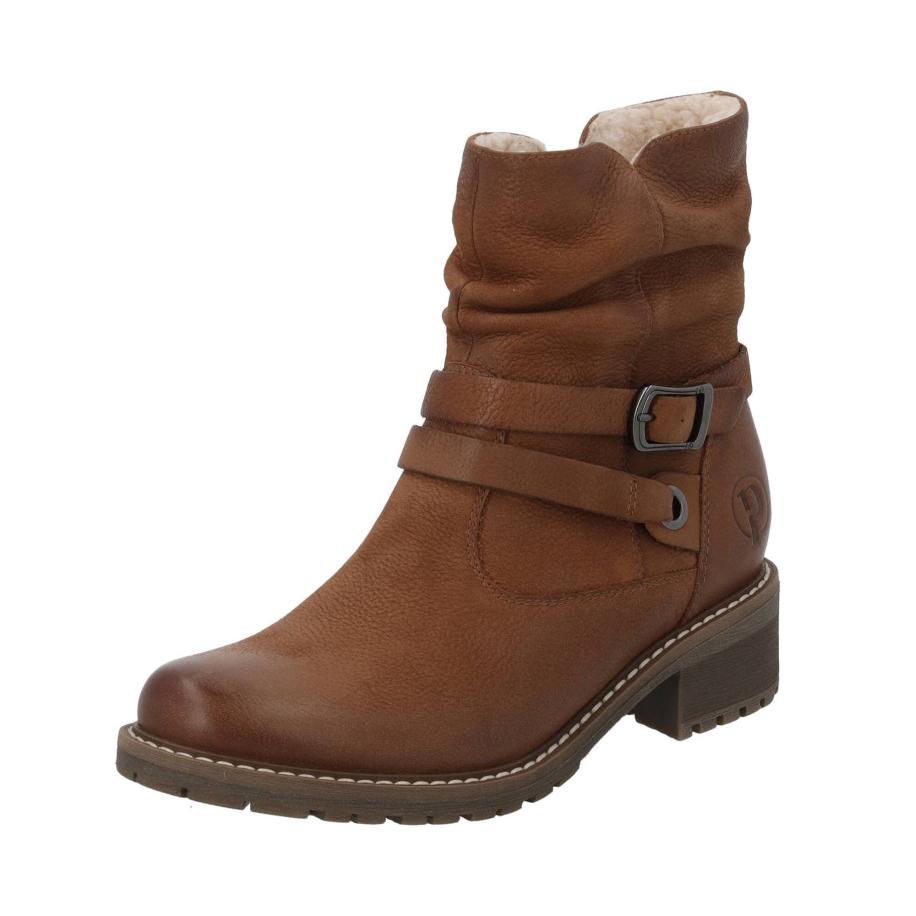 Palado Palado Enkellaarsjes Fayeth bruin -