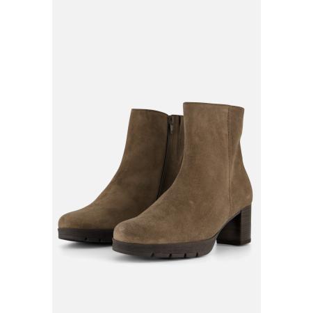Gabor Enkellaarsjes taupe Suede