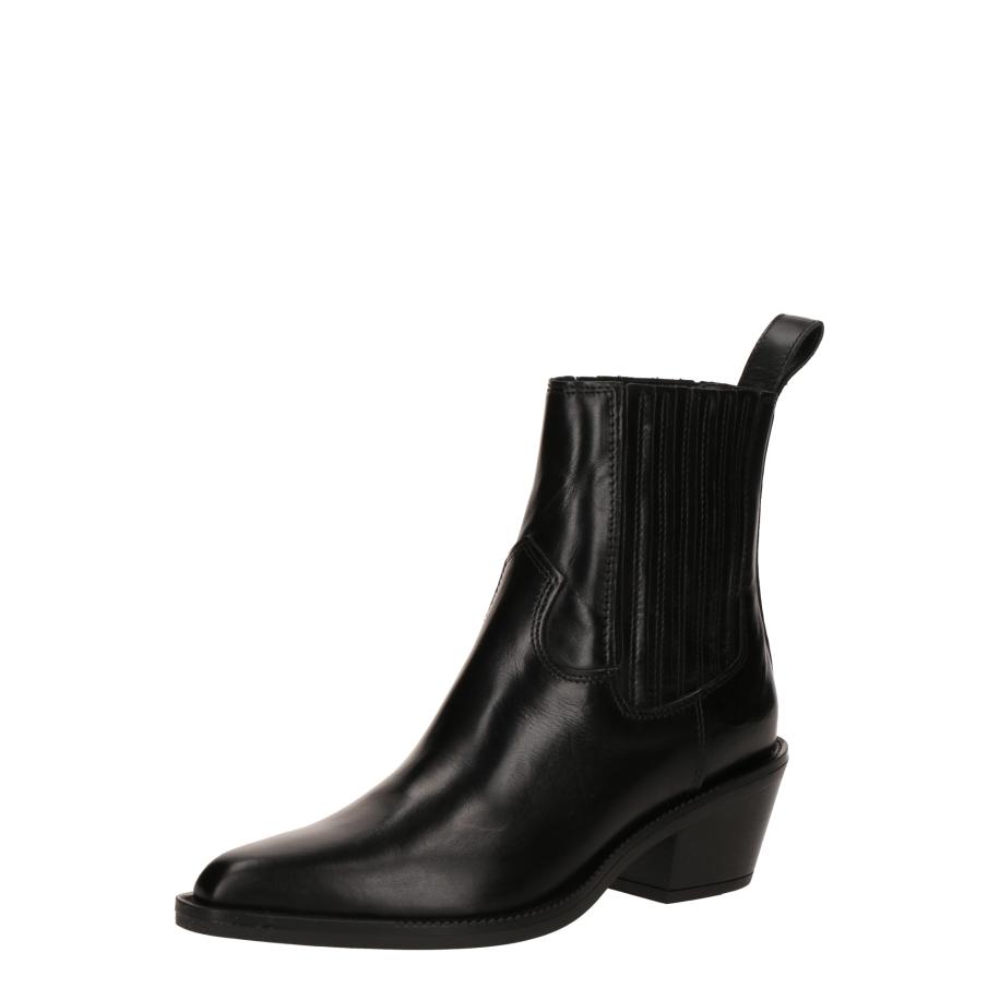 Mjus MJUS Enkellaarsje zwart -