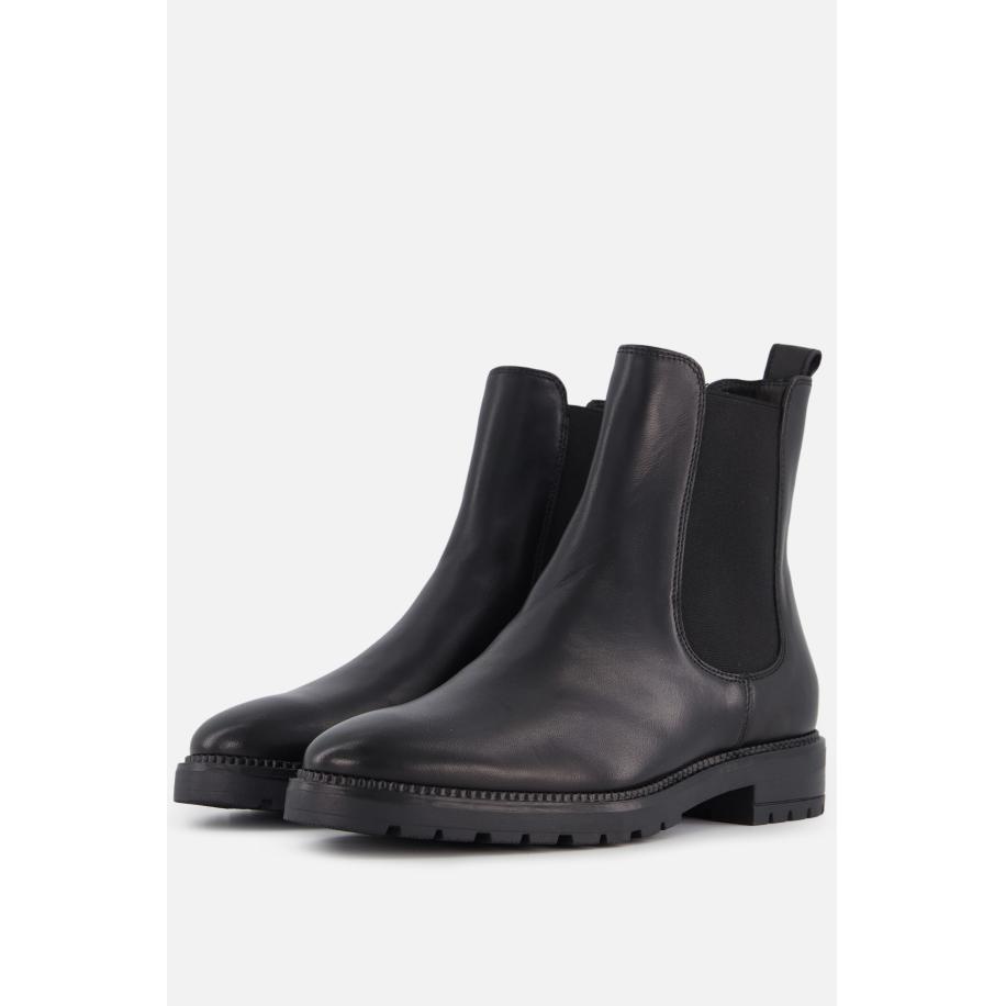 Linea Zeta Chelsea boots zwart Leer Zwart